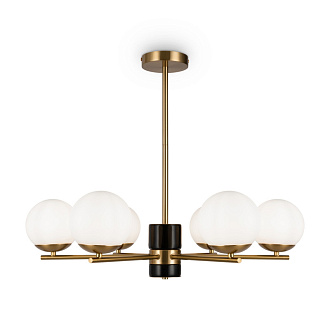 Светильник 67 см, Freya Marble FR5230PL-06BS, латунь