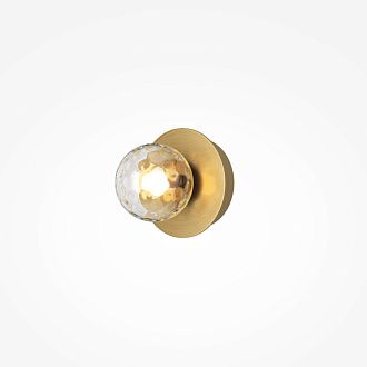 Бра 12*11,5*12 см, LED, 3000К, Maytoni Ambre MOD331WL-L3BS3K латунный