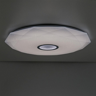 Светильник 67 см, 100W, 3000-5500К с Алисой, Citilux Диамант Смарт CL713A100G Хром, с пультом
