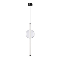 Светильник подвесной 16*60 см, 1 LED*12W, 3500 К, Arte Lamp Rigla A6839SP-12CL, Черный