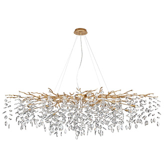 Люстра 150*48*150 см, 16 G9*40W, Odeon Light Delica, античная бронза 4969/16
