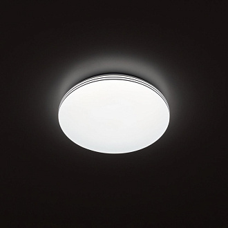 Светильник 28 см, 24W, 3000K-4000K-5500K Citilux Симпла CL71424SV белый