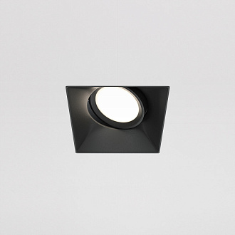 Встраиваемый светильник GU10*50W Maytoni Technical Dot, Черный DL042-01-SQ-B, вр 8 см