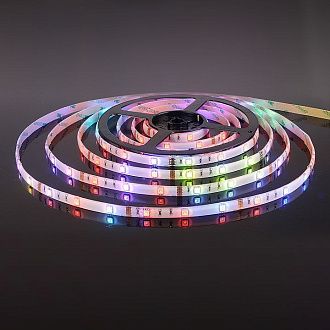 Светодиодная лента Лента светодиодная 12V 14,4W 60Led 5050 IP20 RGB, 5м Elektrostandard