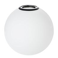 Плафон с черным металлическим кольцом для трека PRO 18 см, Lightstar Teta 595130