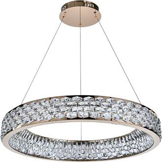 Люстра подвесная 80 см, 70W, 3000-6000K, Stilfort 4040/03/08P, золото