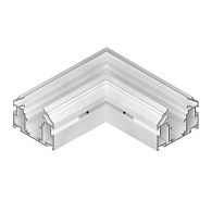 Соединитель для трека UNO под гарпун горизонтальный угловой   Uno Pro Lightstar 509406 Белый