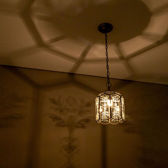 Светильник подвесной Citilux Витра CL442210, диаметр 27 см, бронза