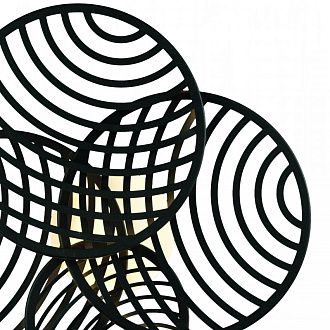 Бра 69,5*63,5*17 см, LED *  60W, 3000К Mantra Colladge 7230, черный