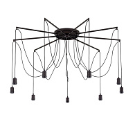 Светильник подвесной Citilux Эдисон CL451292, черный, диаметр 150 см