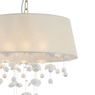 Подвесной светильник 46 см, Indigo Tenerezza 13029/6P Beige V000557, бронза