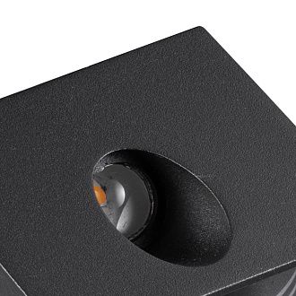 Уличный светильник 8*8*8,5-8,5 см, вр  см, *LED*3W, 3000K, Mantra Aspen MAN7025, чёрный