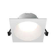 Встраиваемый светильник 11 см, Maytoni Technical Share DL126-GX53-SQ-W, белый