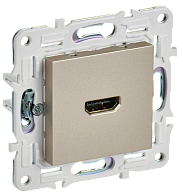 SKANDY Розетка HDMI SK-H01Sh шамп. IEK, SK-H10-K37