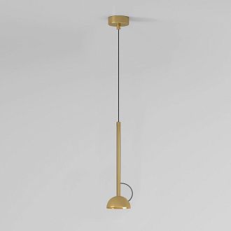 Подвесной акцентный светильник 6*6*133 см, LED, 7W, 4000K, Elektrostandard Join 50313 LED, латунь