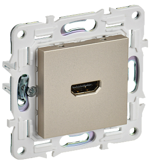 SKANDY Розетка HDMI SK-H01Sh шамп. IEK, SK-H10-K37