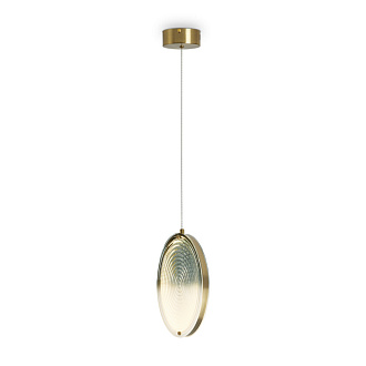 Светильник 14 см, 8W, 3000L, Freya Lolli FR6139PL-L8BS1, латунь