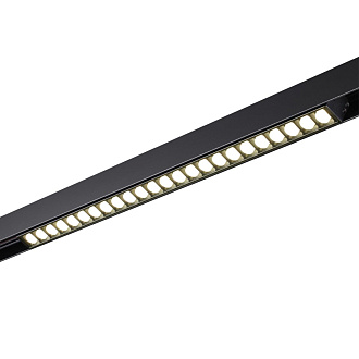Трековый светильник 49 см для низковольного шинопровода Novotech Flum 358420, LED, 4000K, черный