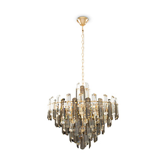 Подвесной светильник Maytoni Diamant Crystal Flare DIA200PL-08G, диаметр 61 см, золото