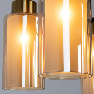 Светильник 76 см, Arte Lamp Leo A7027PL-8BK, черный