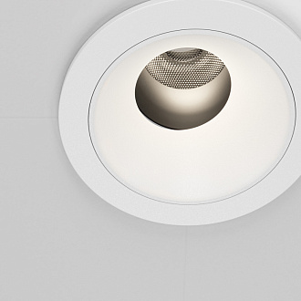 Встраиваемый светильник 6,2*7 см, LED*7W, 4000 К, Wise DL057-7W4K-W Maytoni Downlight, Белый, вр 5,8 см