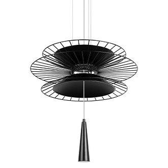 Подвесная люстра 40 см, Loft IT Star 10141B/400 Black, черный