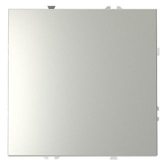 Выключатель с самовозвратом встраиваемый Voltum S70 одноклавишный 10А, сталь пластик Soft touch VLS010605