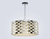 Подвесная люстра с хрусталем **32-120 см, 18*E14*40W, K, Ambrella Light High Light LH41006, хром