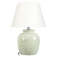 Настольная лампа 50 см, Loft IT Orchid 10491T Green, керамика