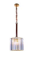Люстра Ø350 x H300 (1000), мм, 5*40W (200W), GOLD+CLEAR (Золото + Прозрачный Хрусталь) NewRgy 5797E/5A GOLD+CLEAR