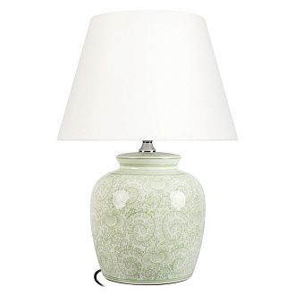 Настольная лампа 50 см, Loft IT Orchid 10491T Green, керамика