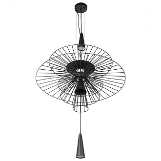 Подвесной светильник 60 см, Loft IT Star 10141/600 Black, черный