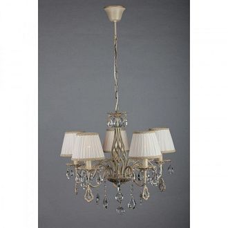 Подвесная люстра 65*65*70-105 см, 5*E14, 40W, Omnilux Omnilux 608 OML-60803-05, золотой