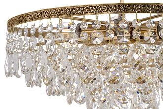 Люстра потолочная *46*25 см, 6*E27*60W, Arti Lampadari Castellana Gold Castellana E 1.3.46.608 G, золотой