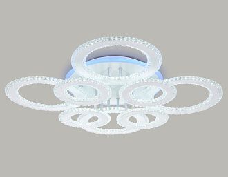Светильник 75*75*12 см,  208W, 3000К, белый Ambrella Acrylica Original FA8854