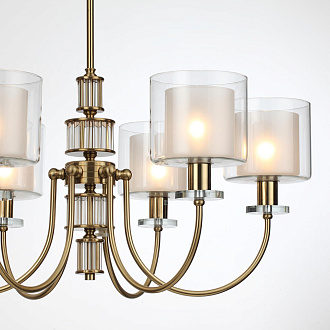 Люстра 69 см, 6*E14*40W Odeon Light Saga 5088/6, античная бронза