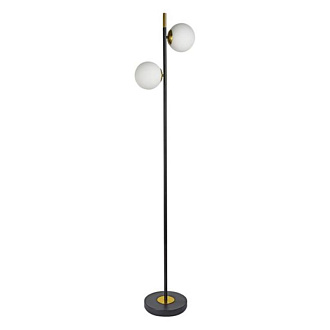 Торшер 35*25*165 см, 2*E14 черный Arte Lamp Alcor A2224PN-2BK