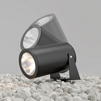 Ландшафтный светильник 23*13*19,2*26,7 см, LED*30W, 3000 К, Outdoor Bern O050FL-L30GF3K Maytoni Outdoor, Графит