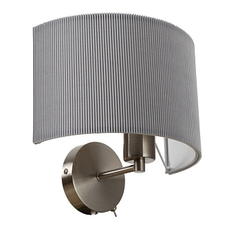 Настенное бра Arte Lamp Mallorca A1021AP-1SS, матовый никель