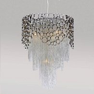 Люстра 45 см, Crystal Lux HAUBERK SP-PL6 D45 Никель