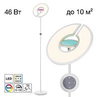 Торшер 195 см, 46W, 2800-6000K, Citilux Loong CL810030, белый