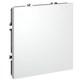 Заглушка Voltum S70 с суппортом, белый матовый пластик Soft touch VLS080102