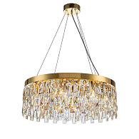 Подвесной светильник 600*600*255/1255 мм, 8*E14 золото Indigo Anna V000380, 12029/8P Gold