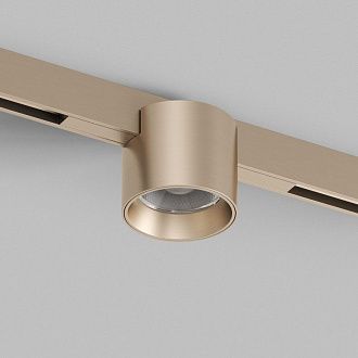 Светильник на шине 16*7*6,7 см, *LED*8W, 3000K, Denkirs SHINE PRIME SPOT 3000К | ШАЙН ПРАЙМ СПОТ 3000К DK4763-CP, шампань