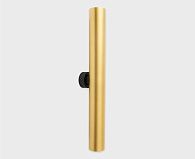 Настенный светильник 38 см, 20W, 3000K, Italline IT02-026 gold 3000K, золото-черный