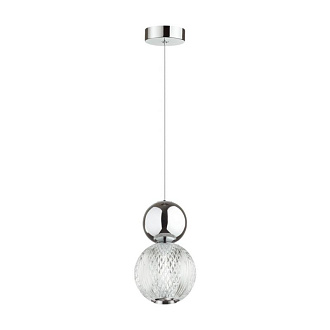 Светодиодный светильник 11 см, 7W, 4000K, Odeon Light CRYSTAL 5007/7L, хром