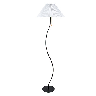 Торшер 165*50 см, 1*E27, 15W, Arte Lamp Agatha A5069PN-1BK, Черный
