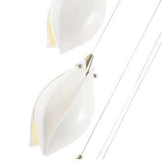 Светильник 30 см, Crystal Lux FLOWERS SP9, золото