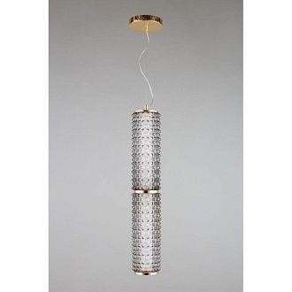 Подвесной светильник 15*105-210 см, 1*LED, 29W, 3000K, Aployt Ozann APL.331.16.29, золотой
