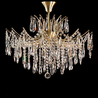 Подвесная люстра Citilux Селена CL302183, диаметр 55 см, бронза